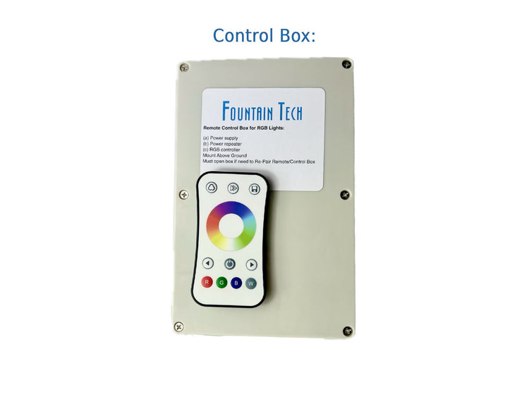 X-Large Fountain, 6-watt Remote Controlled Lights with Control Panel Fountain Tech