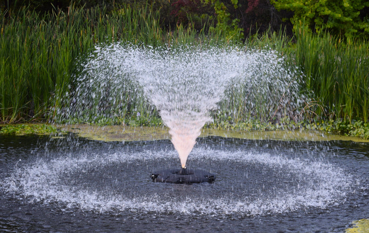 X-Large Pond Fountain, Lights with Remote Control Fountain Mountain