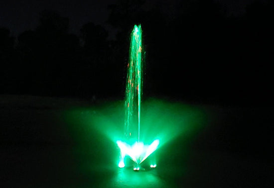 FF-100-large6000 with lights! Large Pond Fountain Fountain Tech