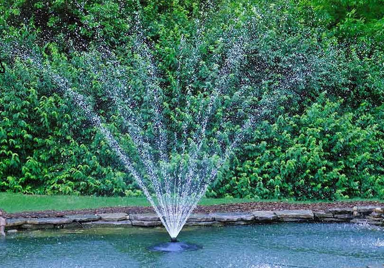 FF-100-large6000 with lights! Large Pond Fountain Fountain Tech 