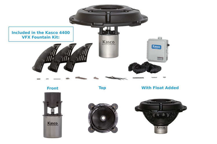 Kasco 4400VFX Pond Fountain, 1HP Aerating Pond Fountain Kasco 