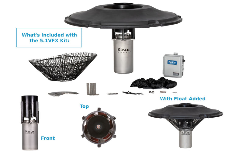 Kasco 5.1VFX 5HP Aerating Fountain Aerating Pond Fountain Kasco