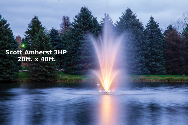 Scott Amherst 3HP Fountain Floating Fountain Scott