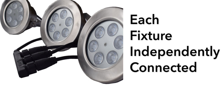 NEW Stainless Steel LED, heavy duty light kits for floating fountains Fountain Mountain