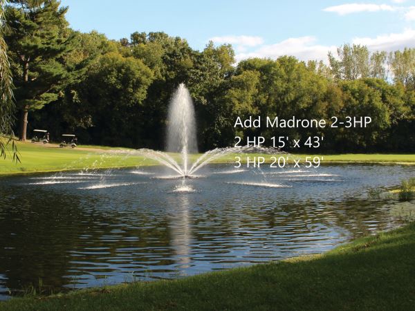 Kasco 3.1JF Floating Fountain Large Pond Fountain Kasco
