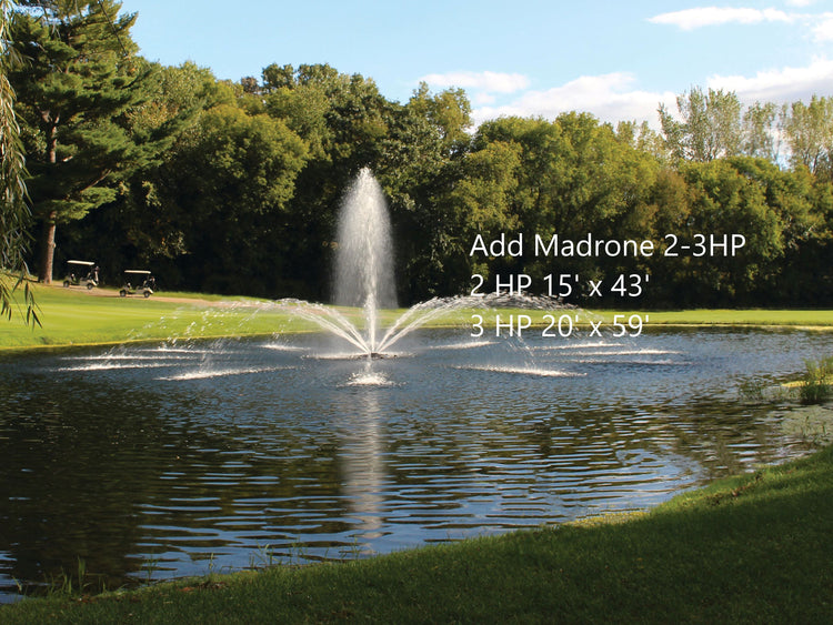 Kasco Madrone Premium Nozzle, 2-7.5HP Fountain Mountain