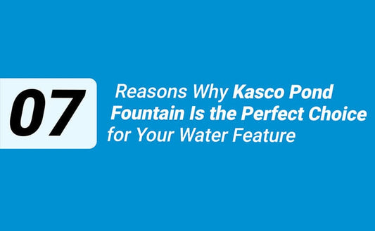 7 Reasons Why Kasco Pond Fountain Is the Perfect Choice for Your Water Feature