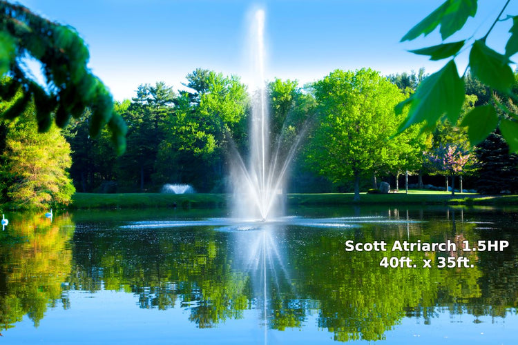 Scott Atriarch 1½ HP, 230v Large Pond Fountain Scott 